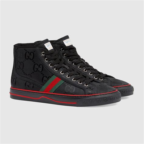 sneakers uomo gucci nere|best gucci sneakers 2022.